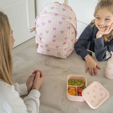 Lunch box en silicone cœurs Rose 6 - vertbaudet enfant 