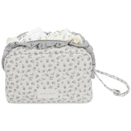 Trousse de toilette little bloom fleurs Gris 2 - vertbaudet enfant 