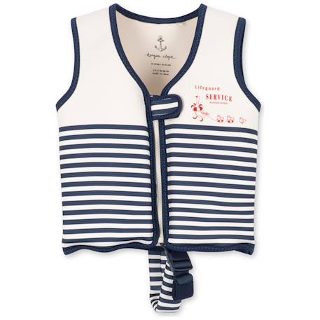 Gilet de natation ellis marin stripes (1-2 ans) Bleu, blanc 1 - vertbaudet enfant 
