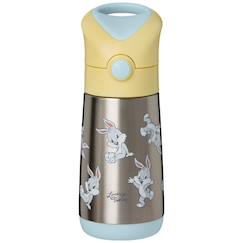 Puériculture-Gourde isotherme avec paille looney tunes (350 ml)