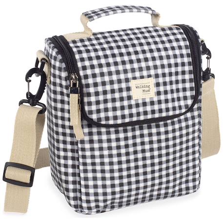 Sac isotherme biberons i love vichy Noir 2 - vertbaudet enfant 