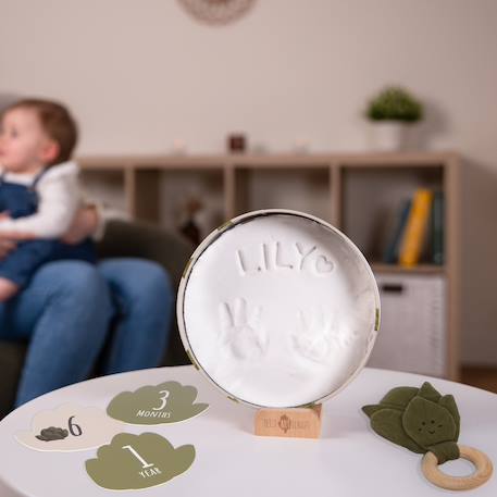 Coffret naissance à empreintes petit artichaut Beige 5 - vertbaudet enfant 