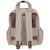 Sac à dos à langer praliné rayures moka Marron+Vert 5 - vertbaudet enfant 