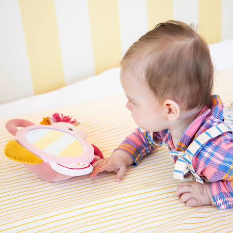 Miroir d'activités lena Beige, orange, vert+Rose, écru, jaune 11 - vertbaudet enfant 
