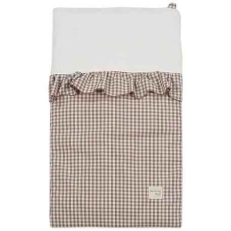 Nid d'ange praliné vichy moka tog 1 Marron+Vert 3 - vertbaudet enfant 