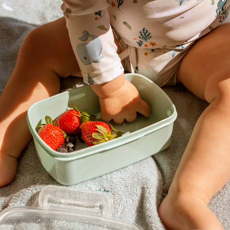 Lot de 2 lunch box les contes de christian la baleine (0,75 l) Bleu, blanc+Jaune, rose, blanc 5 - vertbaudet enfant 