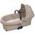 Housse de nacelle et drap housse pour nacelle praliné vichy rayures moka Marron+Vert 4 - vertbaudet enfant 