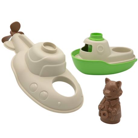 Sous-marin bateau milk Beige+Orange 3 - vertbaudet enfant 