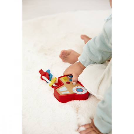 Hochet interactif porte-clés tracteur Rouge 2 - vertbaudet enfant 