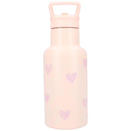 Gourde cœurs (350 ml) Rose 2 - vertbaudet enfant 