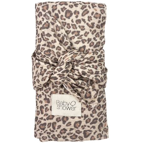 Lot de 2 langes minimax wild print Beige, marron, noir 1 - vertbaudet enfant 