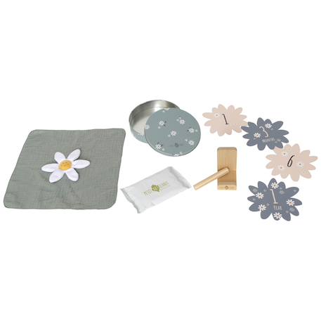 Coffret naissance à empreintes daisy blue Bleu 3 - vertbaudet enfant 