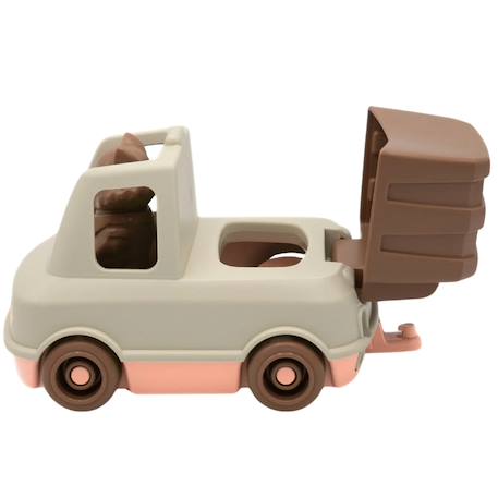 Camion poubelle milk Beige+orange 8 - vertbaudet enfant 