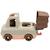 Camion poubelle milk Beige+orange 8 - vertbaudet enfant 