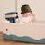 Bateau en toile avec kit de pêche kid's hub Beige, bleu, jaune 5 - vertbaudet enfant 