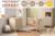 Chambre bébé 3 pièces , lit bébé 120x60, commode à langer 3 tiroirs , armoire 3 portes et 1 niche - décor bois hêtre cendré - opaline Beige 1 - vertbaudet enfant 