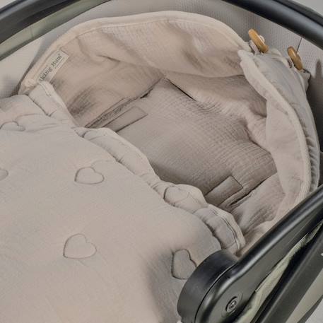 Nid d'ange et chancelière siège auto groupe 0 été sintra beige Beige 5 - vertbaudet enfant 