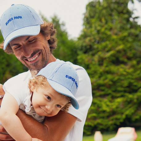 Casquette enfant marinière super cool bleu (9-24 mois) Bleu, blanc 6 - vertbaudet enfant 
