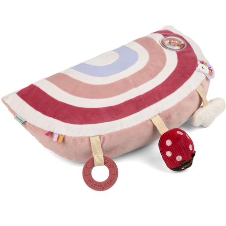 Coussin d'activités lena Bleu, écru, marron+Rose, écru, violet 8 - vertbaudet enfant 