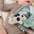 Doudou plat dotti Bleu 5 - vertbaudet enfant 