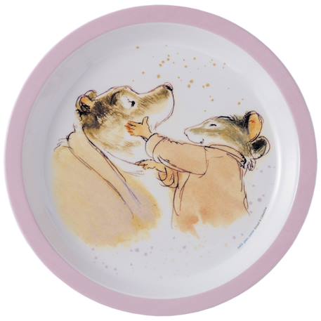 Coffret repas ernest et célestine rose (5 pièces) Rose 2 - vertbaudet enfant 