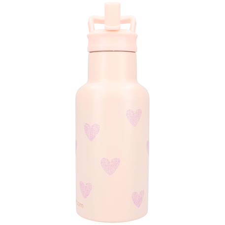 Gourde cœurs (350 ml) Rose 4 - vertbaudet enfant 