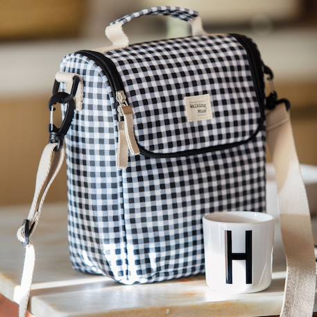 Sac isotherme biberons i love vichy Noir 6 - vertbaudet enfant 