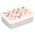 Lunch box en acier inoxydable cœurs Rose, orange, violet 1 - vertbaudet enfant 