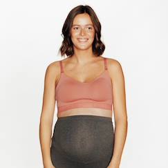 Vêtements de grossesse-Brassiere de grossesse sans armatures en microfibre heroine