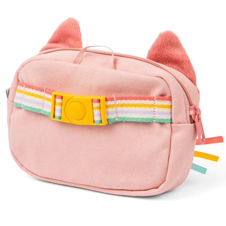 Pochette avec sangle jeanne Rose, noir, jaune 3 - vertbaudet enfant 