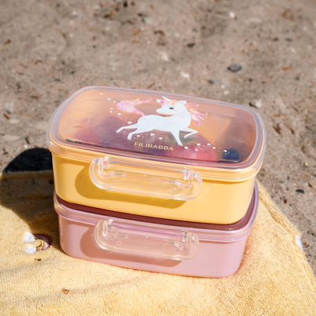 Lot de 2 lunch box les contes de christian la baleine (0,75 l) Bleu, blanc+Jaune, rose, blanc 11 - vertbaudet enfant 
