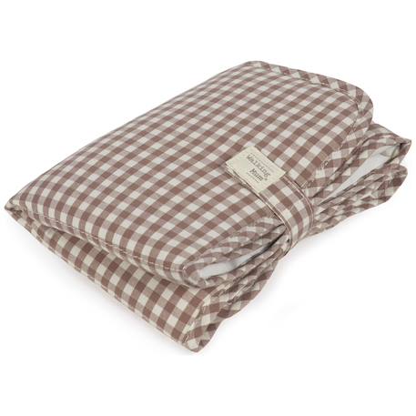 Tapis à langer praliné vichy matcha Marron+Vert 4 - vertbaudet enfant 