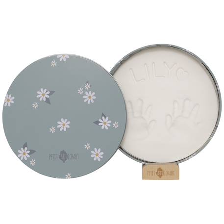 Coffret naissance à empreintes daisy blue Bleu 1 - vertbaudet enfant 
