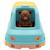 Camion poubelle de petit ours brun Menthe+Pêche 3 - vertbaudet enfant 