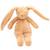 Petit lapin sensoriel en coton bio Cappucino+Sable 1 - vertbaudet enfant 