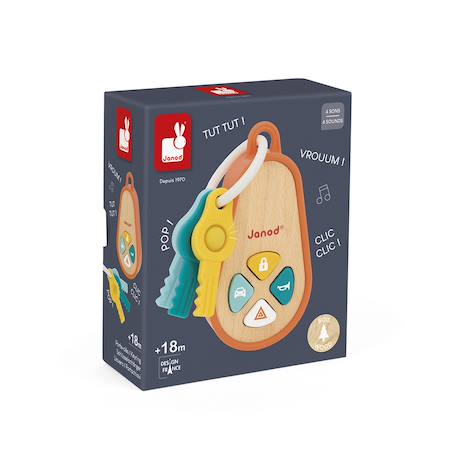 Porte-clès sonore Orange 6 - vertbaudet enfant 