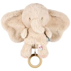 Jouet-Premier âge-Peluche musicale fanfan l'éléphant sable (35 cm)