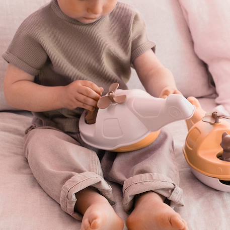 Hélicoptère bateau milk Beige+Orange 10 - vertbaudet enfant 