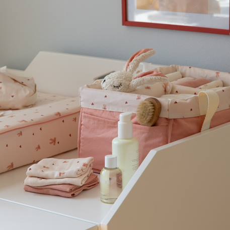 Organisateur de couches bows Ecru, rose 2 - vertbaudet enfant 