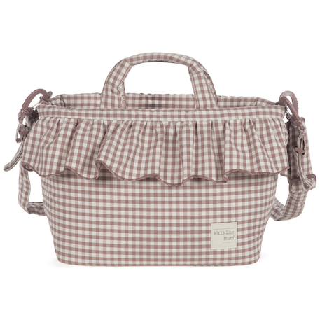 Sac à langer praliné vichy matcha Marron+Vert 4 - vertbaudet enfant 