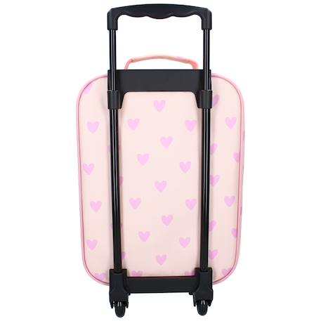 Valise enfant à roulettes Rose+Vert 4 - vertbaudet enfant 
