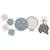 Coffret naissance à empreintes daisy blue Bleu 2 - vertbaudet enfant 