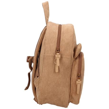 Sac à dos enfant beary ourson côtelé (31 cm) Beige 3 - vertbaudet enfant 