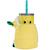 Gobelet isotherme fuzzie pip (360 ml) Jaune, blanc, bleu 2 - vertbaudet enfant 