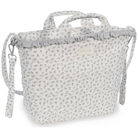 Sac à langer little bloom fleurs Gris 4 - vertbaudet enfant 