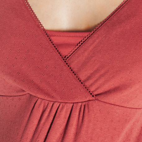Nuisette de grossesse avec brassiere intégrée insomnia Rose 3 - vertbaudet enfant 