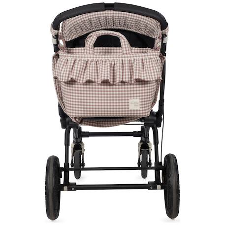 Sac à langer praliné vichy matcha Marron+Vert 2 - vertbaudet enfant 
