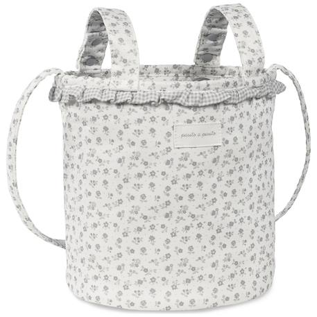 Sac bucket little bloom fleurs Gris 3 - vertbaudet enfant 