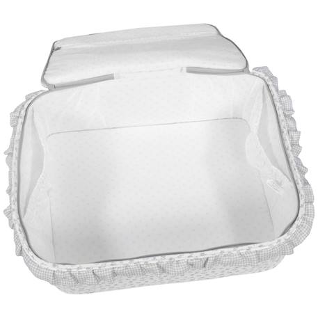Valise de maternité little bloom fleurs Gris 5 - vertbaudet enfant 