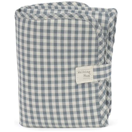 Tapis à langer praliné vichy matcha Vert 1 - vertbaudet enfant 